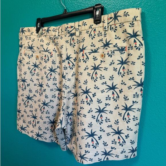 Brooks Brothers Tan Tropical Print Men's Casual Shorts 42 - Picture 7 of 8